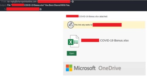 Còn đây là email lừa đảo trong khi dịch COVID-19 đang hoành hành
