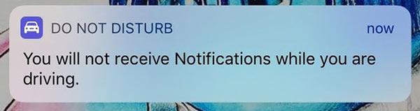 Khi đang lái xe, tôi đã nhận được tin nhắn này