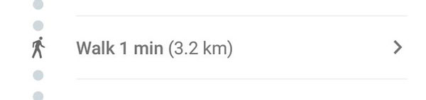 Khi Google nghĩ rằng bạn có thể di chuyển 3,2km trong vòng 1 phút