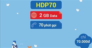 Cách đăng ký gói HDP70 MobiFone combo data gọi thoại