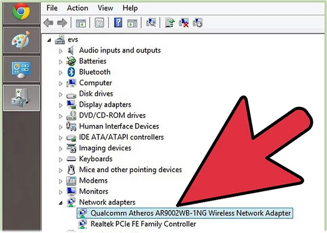 Kết nối WiFi adapter