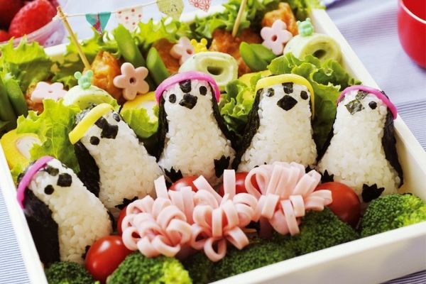 Hộp Bento chim cánh cụt