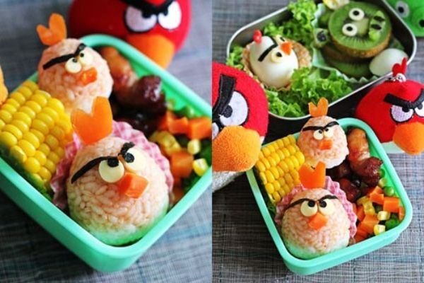 Hộp cơm hình Angry Bird 