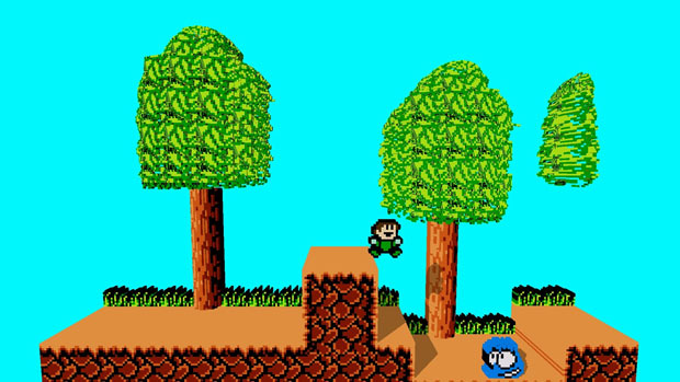 Chuyển đổi đồ họa 2D cũ kĩ của các tựa game NES (Nintendo Entertainment System, hay game 4 nút) sang dạng 3D