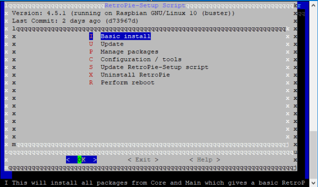Chọn Basic Install