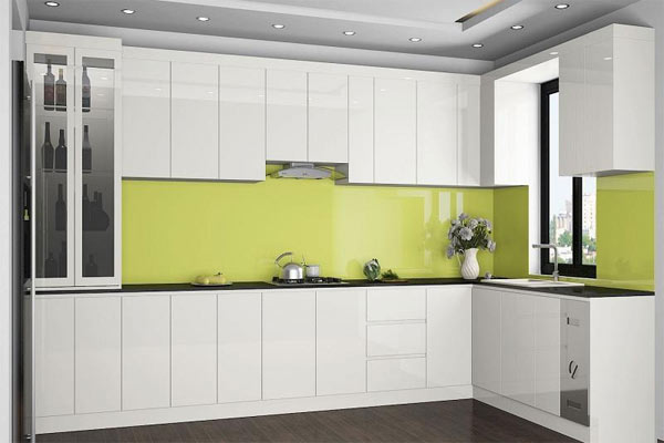 Tủ bếp công nghiệp Acrylic