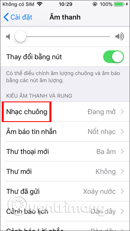 Chọn bài hát đã tạo