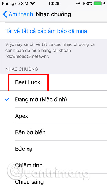 Tạo nhạc chuông cho iPhone trên bloghong.com