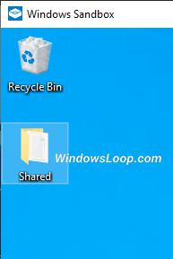 Bạn sẽ thấy thư mục được chia sẻ trực tiếp trên desktop