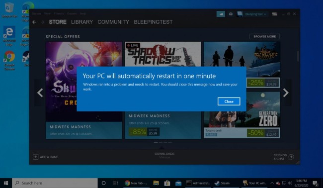Microsoft vừa khắc phục xong sự cố khởi động lại trên Windows 10