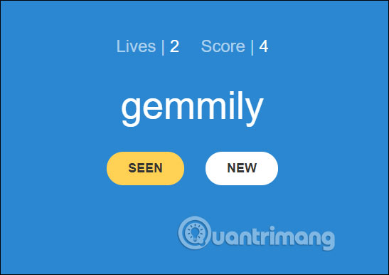 Kiểm tra nhớ từ 