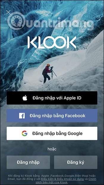 Chọn đăng ký