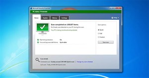 Đánh giá Microsoft Security Essentials: Phần mềm diệt virus miễn phí cho Windows 7/XP/Vista