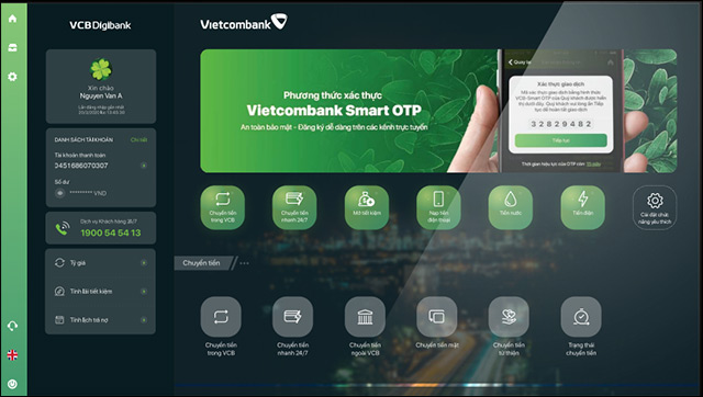 Hướng dẫn đăng ký VCB Digibank (Internet Banking Vietcombank)