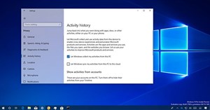 Cách bật/tắt tính năng đồng bộ hoạt động từ PC lên đám mây trong Windows 10