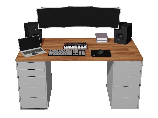 Công cụ 3D hỗ trợ thiết kế bàn làm việc