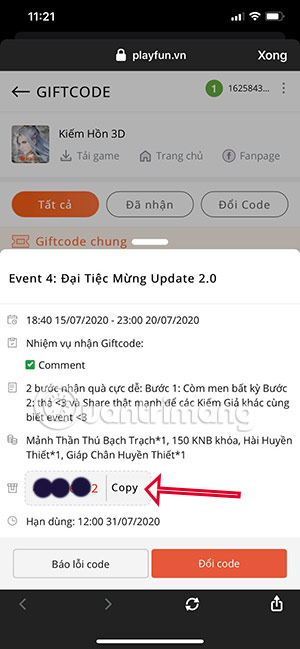 code game kiếm hồn 3d