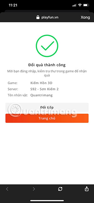 cách nhập code kiếm hồn 3d