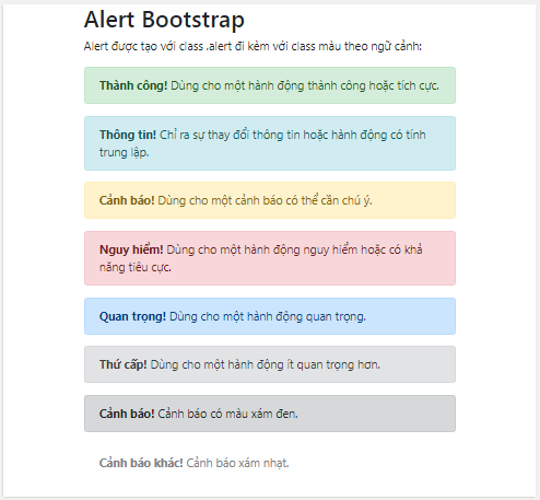 Alert Bootstrap
