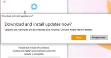 Cách cập nhật thủ công Cortana trên Windows 10 mà không cần vào Microsoft Store
