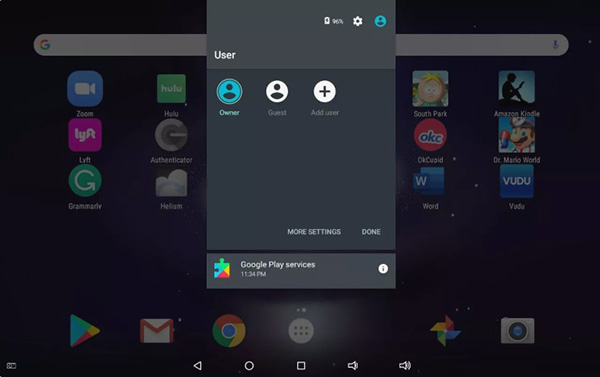Chọn Add user để thêm người dùng mới