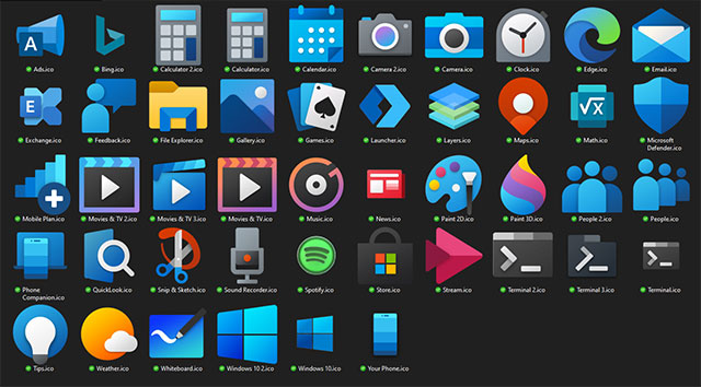 Kho biểu tượng Fluent Design này có thể giúp Windows 10 trông thực sự hiện đại