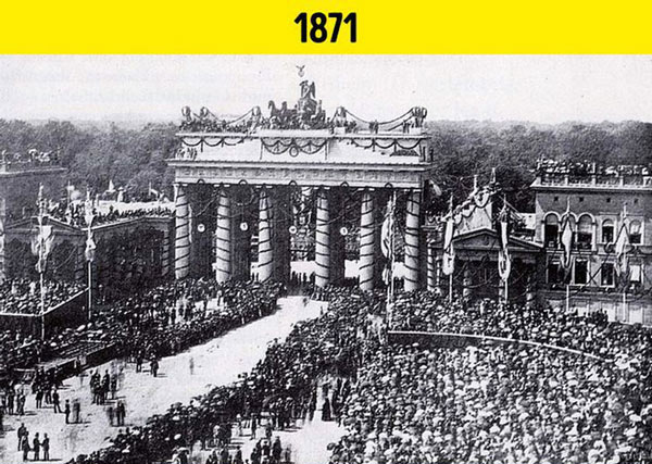 Cổng Brandenburg năm 1871