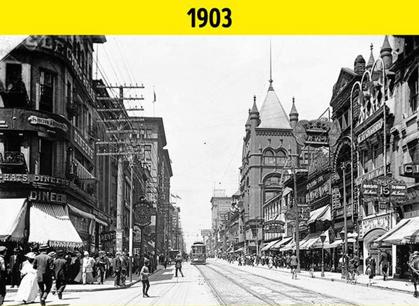 Phố Yonge năm 1903