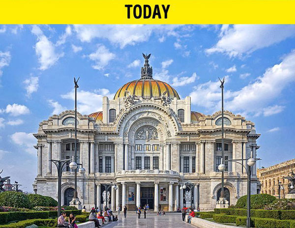 Cung điện mỹ thuật Palacio De Bellas Artes ngày nay