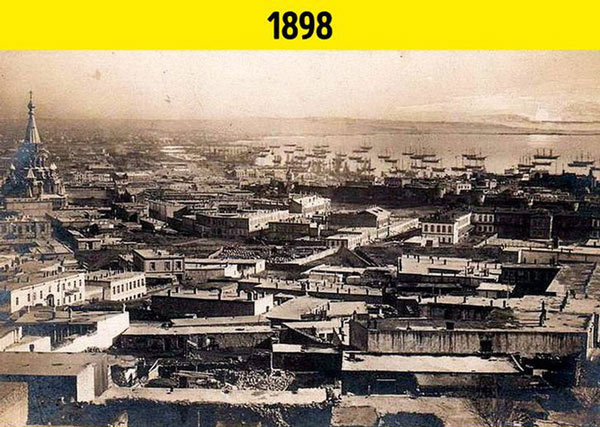Toàn cảnh thành phố Baku năm 1898