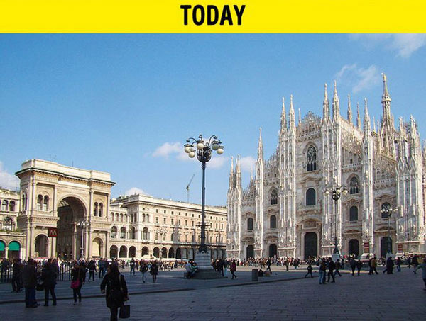 Quảng trường Del Duomo ngày nay
