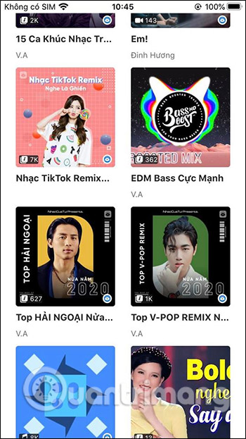 Album tạo sẵn
