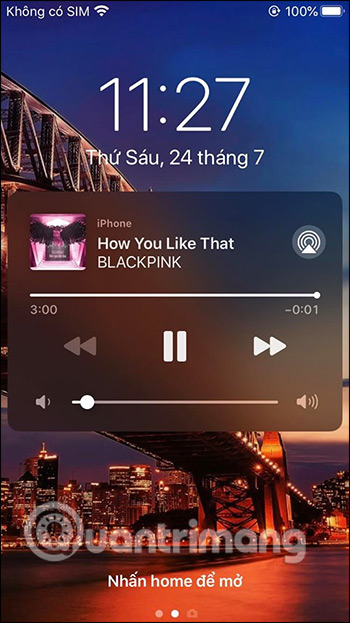 Nghe nhạc tắt màn hình 