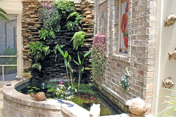 Tiểu cảnh trước nhà đẹp 12
