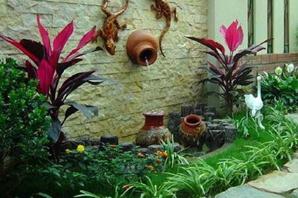 Tiểu cảnh trước nhà đẹp 14
