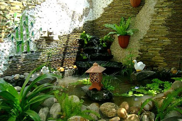 Tiểu cảnh trước nhà đẹp 3