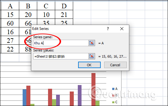 Cách đổi tên chuỗi dữ liệu trong biểu đồ Excel - Ảnh minh hoạ 4