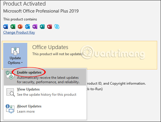 Cách cập nhật Microsoft Office lên phiên bản mới nhất - Ảnh minh hoạ 2