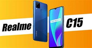 Realme C15: Helio G35, 4 camera sau, pin 6000mAh, giá từ 3,2 triệu đồng