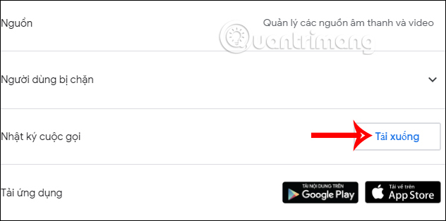 Nhật ký cuộc gọi 