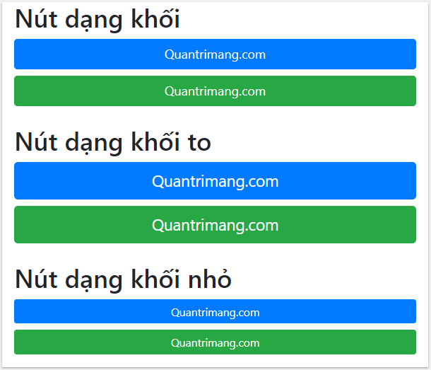 Nút dạng khối