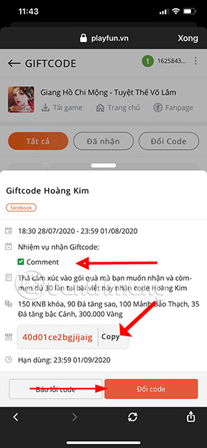 code giang ho chi mong
