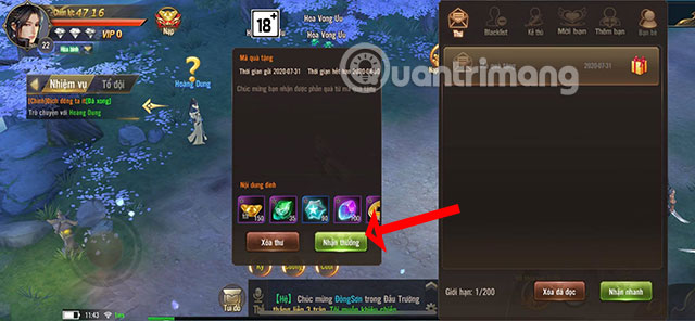 nhập code giang hồ chi mộng