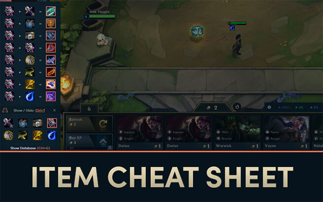 bảng ghép đồ dtcl