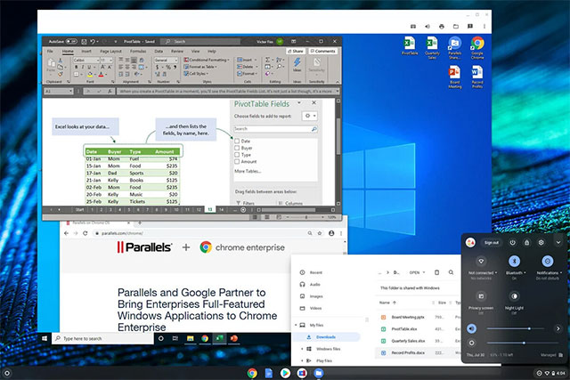 Chạy ứng dụng Windows trên Chrome OS qua máy ảo