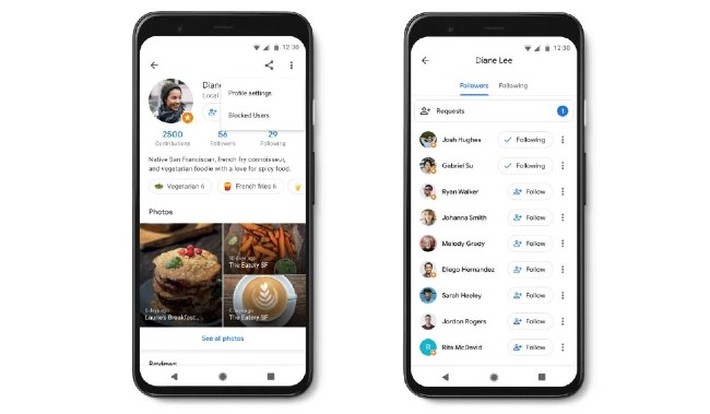 Google Maps được bổ sung các tính năng của mạng xã hội