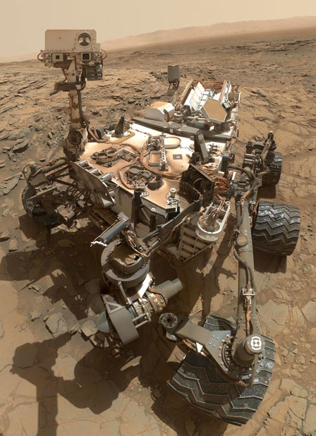 Ảnh selfie của Curiosity gửi về cho NASA.