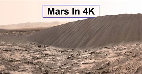 Video bề mặt sao Hỏa dựng từ hàng ngàn hình ảnh độ phân giải 4K