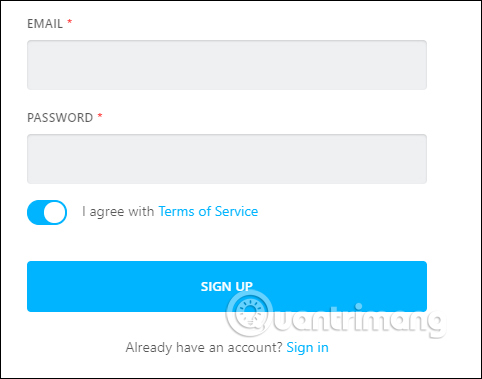 Đăng ký tài khoản