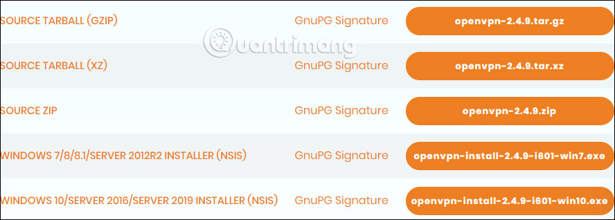 Tải phần mềm Open VPN